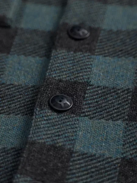 Карирано пухено яке Ralph Lauren Rrl синьо