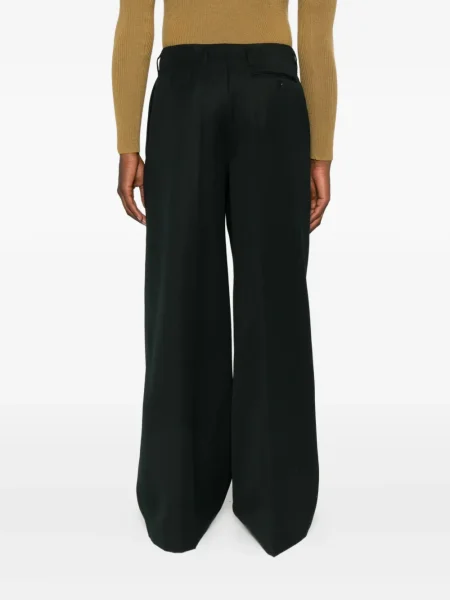 Pantaloni Lacoste plisate verde