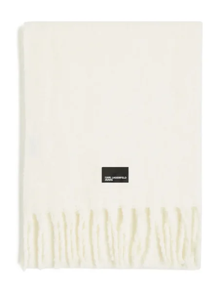 Fular Karl Lagerfeld Jeans cu franjuri