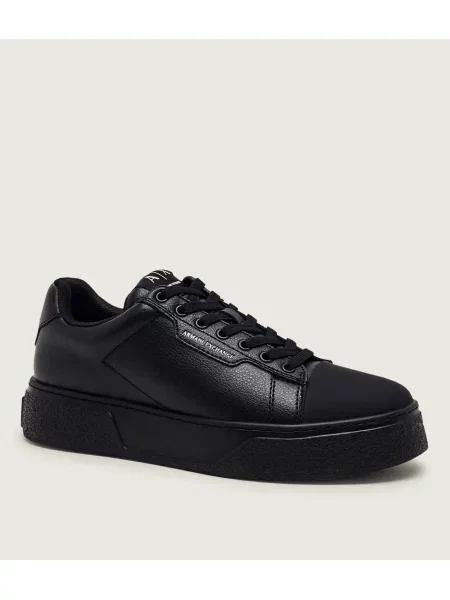 Armani Exchange Teniși din piele negru