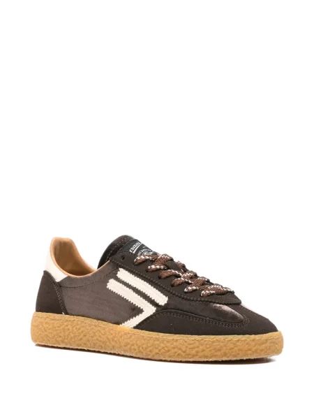 Sneakerși Puraai cu dungi maro