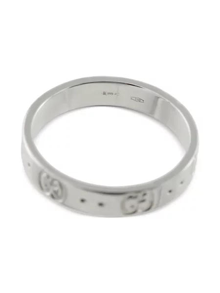 Bílé zlato prsten Gucci Pre-owned bílý