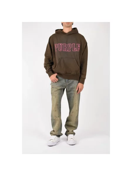 Bluza z kapturem Purple Brand z kapturem fioletowa