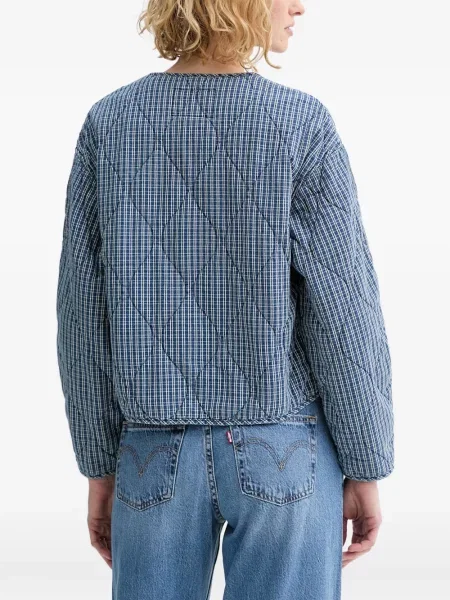 Gulerat pantaloni Levi's® evazate zdrențuiți albastru