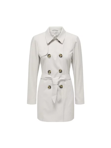 Trencz Only elegancki biały