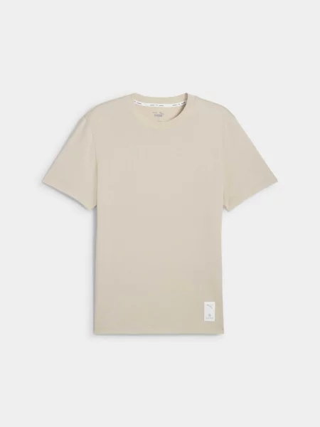 Жіноча Футболка спортивна PUMA Unisex x Saysky Ss Tee комбінований верх бежевий