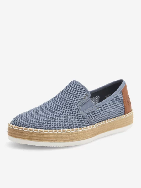Espadrilky Rieker modré