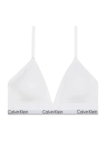 Calvin Klein Underwear Podprsenka svetlosivá / čierna biela