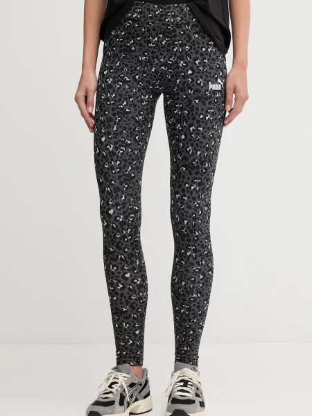 Puma legginsy wzorzyste szary