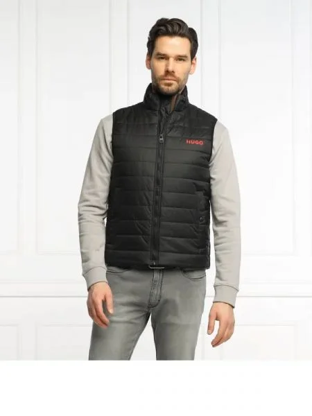 HUGO Vestă negru