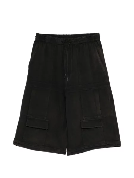 Pantaloni scurți cargo Juun.j cu cordon negru