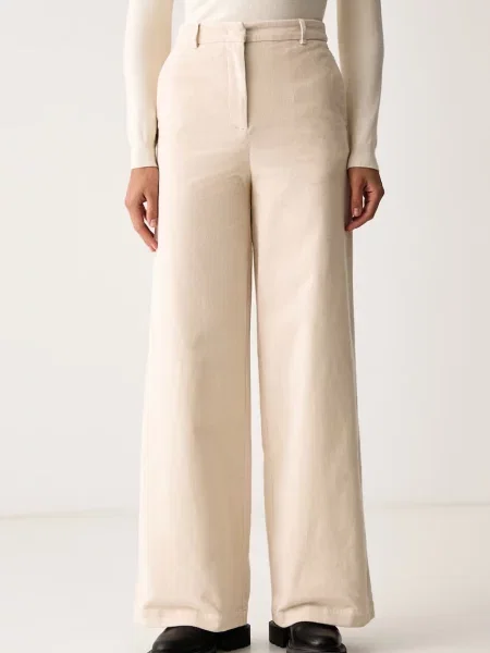 Colmar pantaloni wide leg pentru femei din cu bej