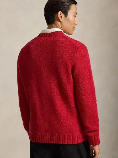 Polo Ralph Lauren pulover volnen rdeča