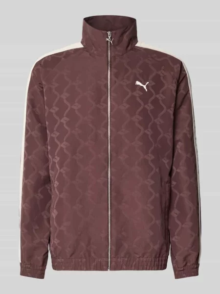 Kurtka treningowa z zamkiem błyskawicznym i logo Puma Performance