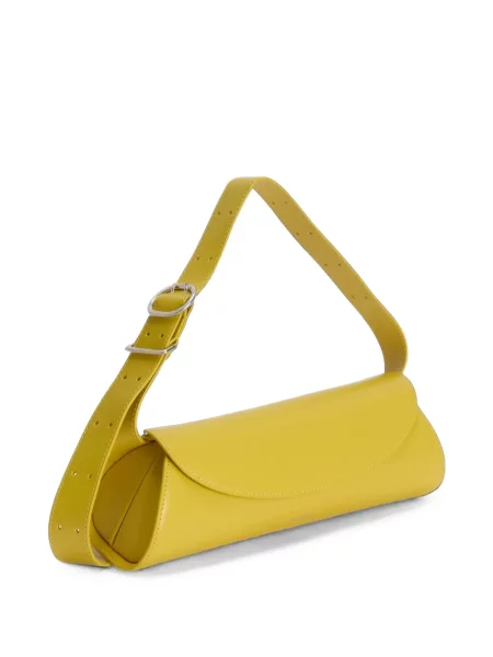 Geantă Jil Sander din piele galben