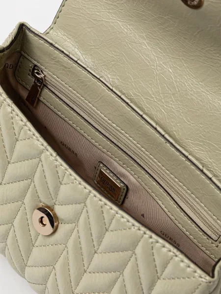 Кожаная сумка-багет Guess