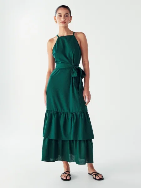 Willa Φόρεμα LOU TIERED DRESS' πράσινο