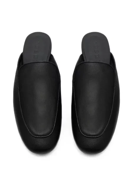 Papuci tip mules Soeur din piele negru