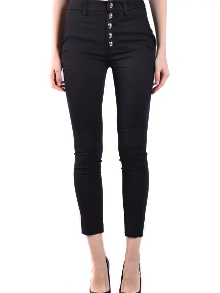 Jeansy Dondup z wysoką talią czarne
