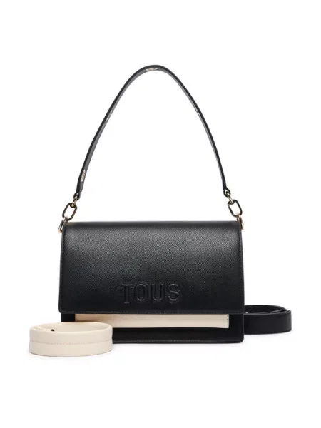Tous crossbody torbica iz umetnega usnja črna