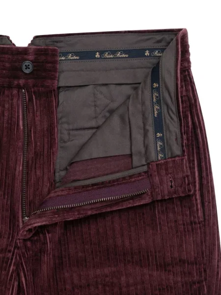 Samt hlače Brooks Brothers s vezom crvena