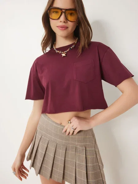 Happiness İstanbul Tricou burgundy roșu