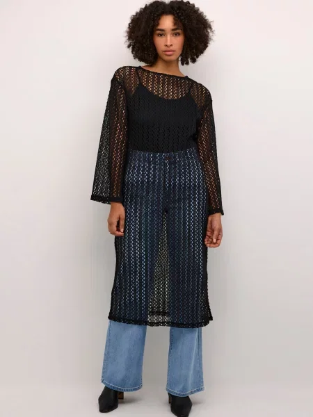 Kaffe Rochie tricotat Lykke' negru