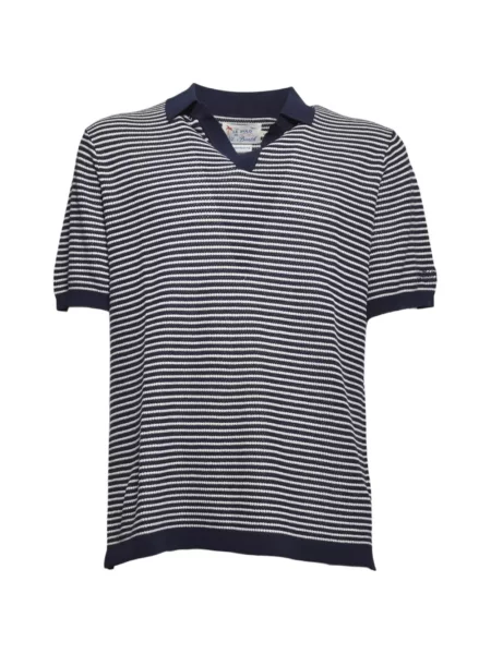 Gulerat tricou Mc2 Saint Barth albastru