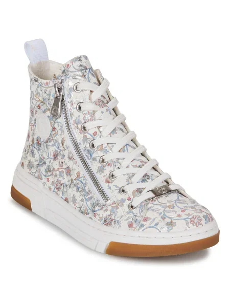 Sneakerși Rieker alb