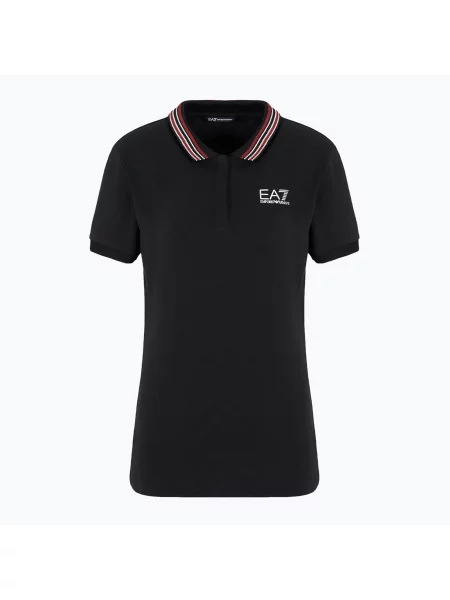 Tričko Emporio Armani Golf Pro Polo Damier black černé