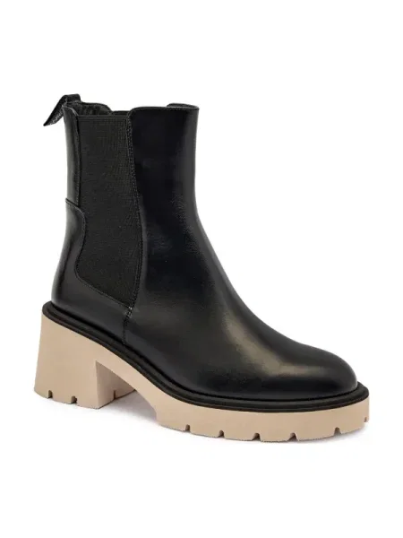 Marc Cain De piele ghete chelsea cu negru