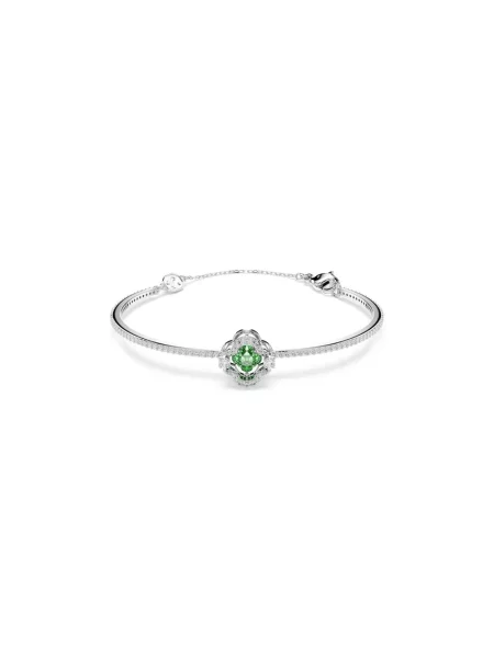 Swarovski bransoletka metalowa z cyrkonią UNA szara