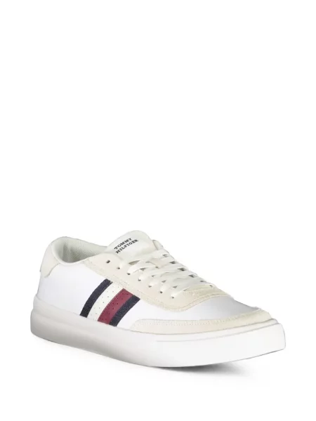 Szarvasbőr sneaker Tommy Hilfiger fehér