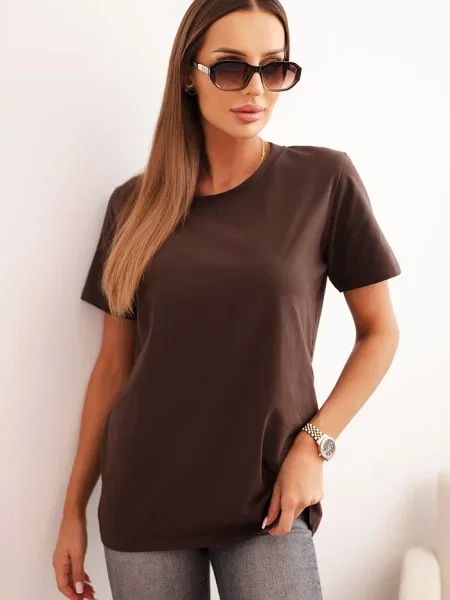 Klasična bluza Polski rjava