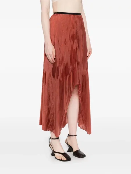 Fusta plisata Forte_forte plisată maro