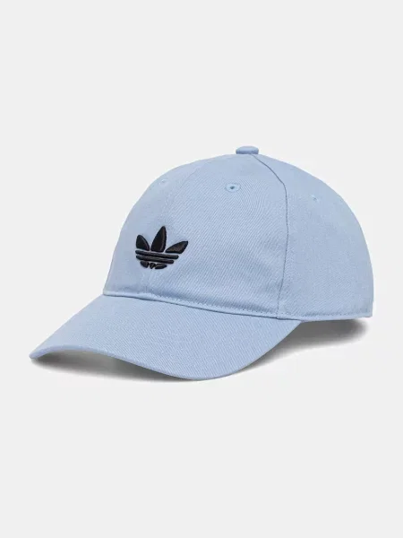 Шапка с козирка adidas Originals синьо светлосиньо