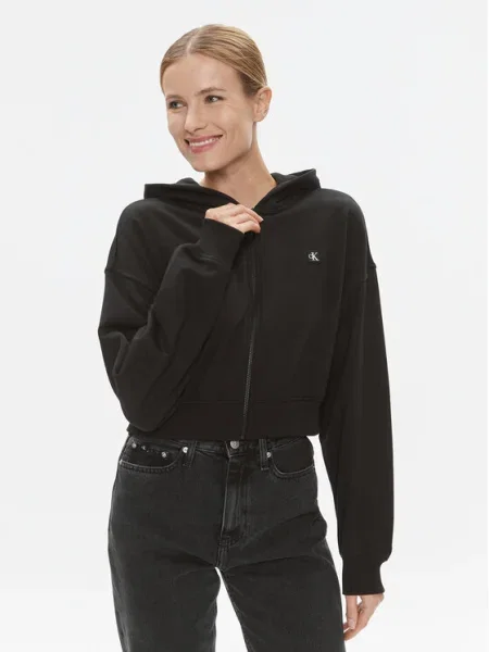 Calvin Klein Jeans Bluză negru