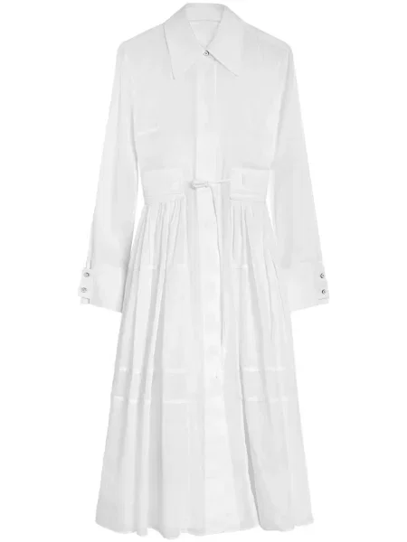 Sukienka koszulowa Jil Sander biała