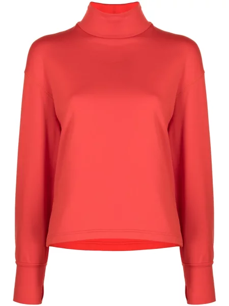 Pulover Aztech Mountain din fleece roșu