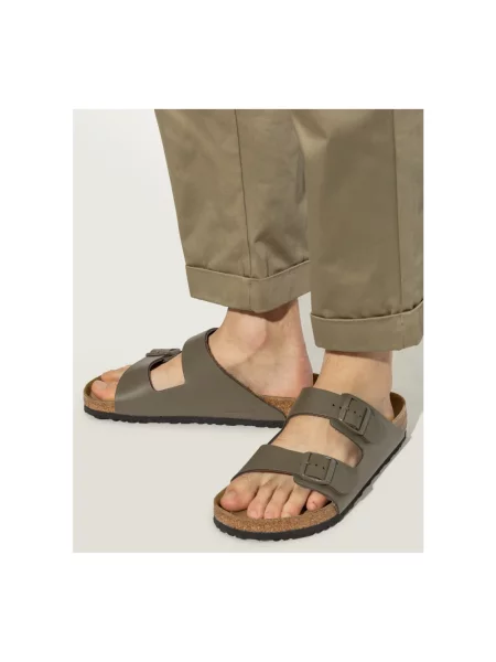 Klapki Birkenstock szare