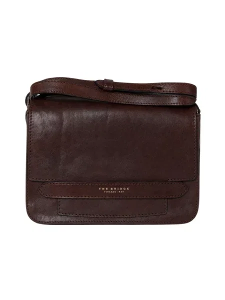 Torebka crossbody The Bridge skórzana brązowa