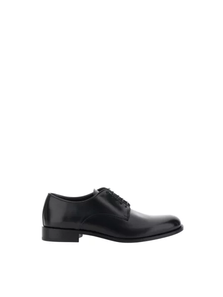 Derby Giorgio Armani skórzany czarny