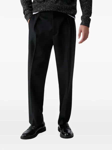 Pantaloni Liu Jo de lână negru