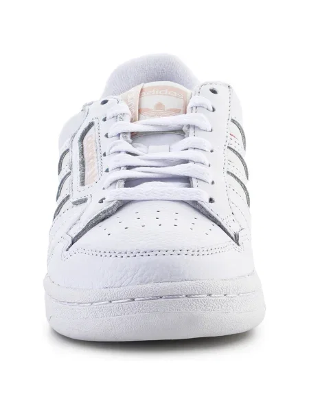 Pruhované tenisky Adidas Continental 80 biela