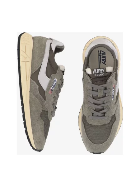 Sneakersy Autry skórzane zielone