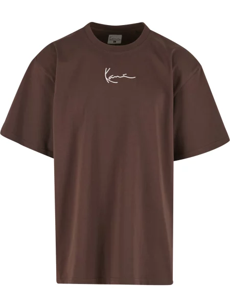 Karl Kani Tricou Essential maro alb
