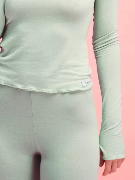 Джемпер Leinle NUA світло-зелений модал зелений