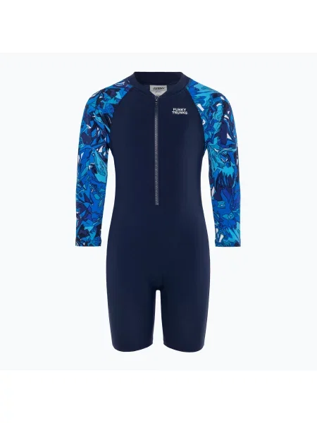 Детски гащеризон UPF Funkita Go Jump Suit true bluey синьо