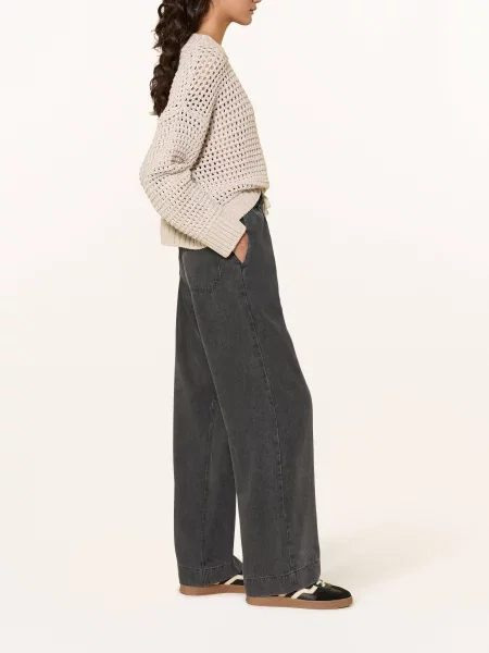 Juvia Spodnie Aylin W Stylu Jeansowym grau