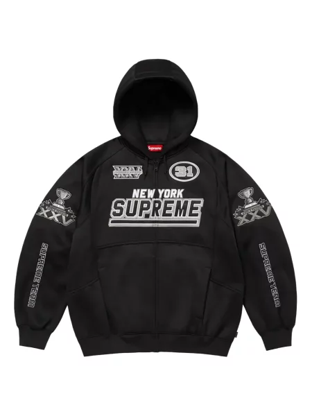 Hanorac cu glugă Supreme negru